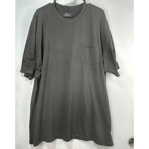 Genuine Dickies Mens 2XL Short Sleeve Pocket T-Shirt Charcoal Gray  Workwear